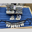 Pooja Bangles Oxidised Plated Mirror And Shell Ghungroo Combo Set 