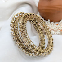 Pooja Bangles Premium Austrian Stone Bangles Set