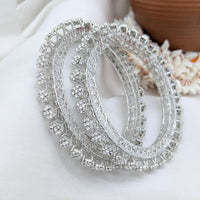 Pooja Bangles Premium Austrian Stone Bangles Set