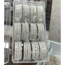 Pooja Bangles Premium Pearl Embellished Bangles Set