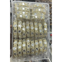 Pooja Bangles Austrian Stone And Kundan Stone Bangles Set