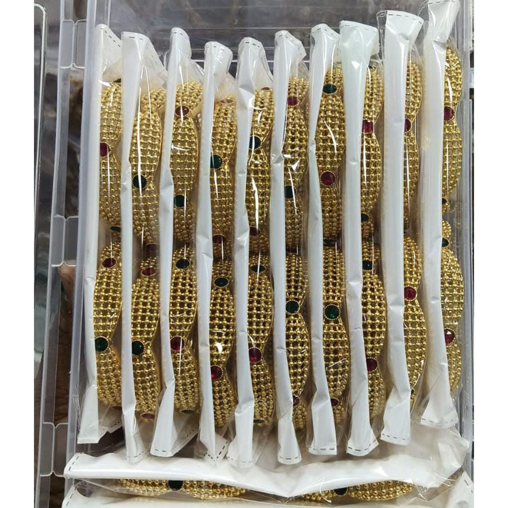 Pooja Bangles Premium Pota Stone Designer Bangles Set