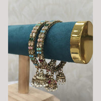 Pooja Bangles Pota Stone And Austrian Stone Glamorous Bangles Set