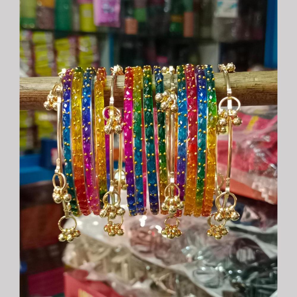 Pooja Bangles Designer Pearl Kashmiri Bangles Set