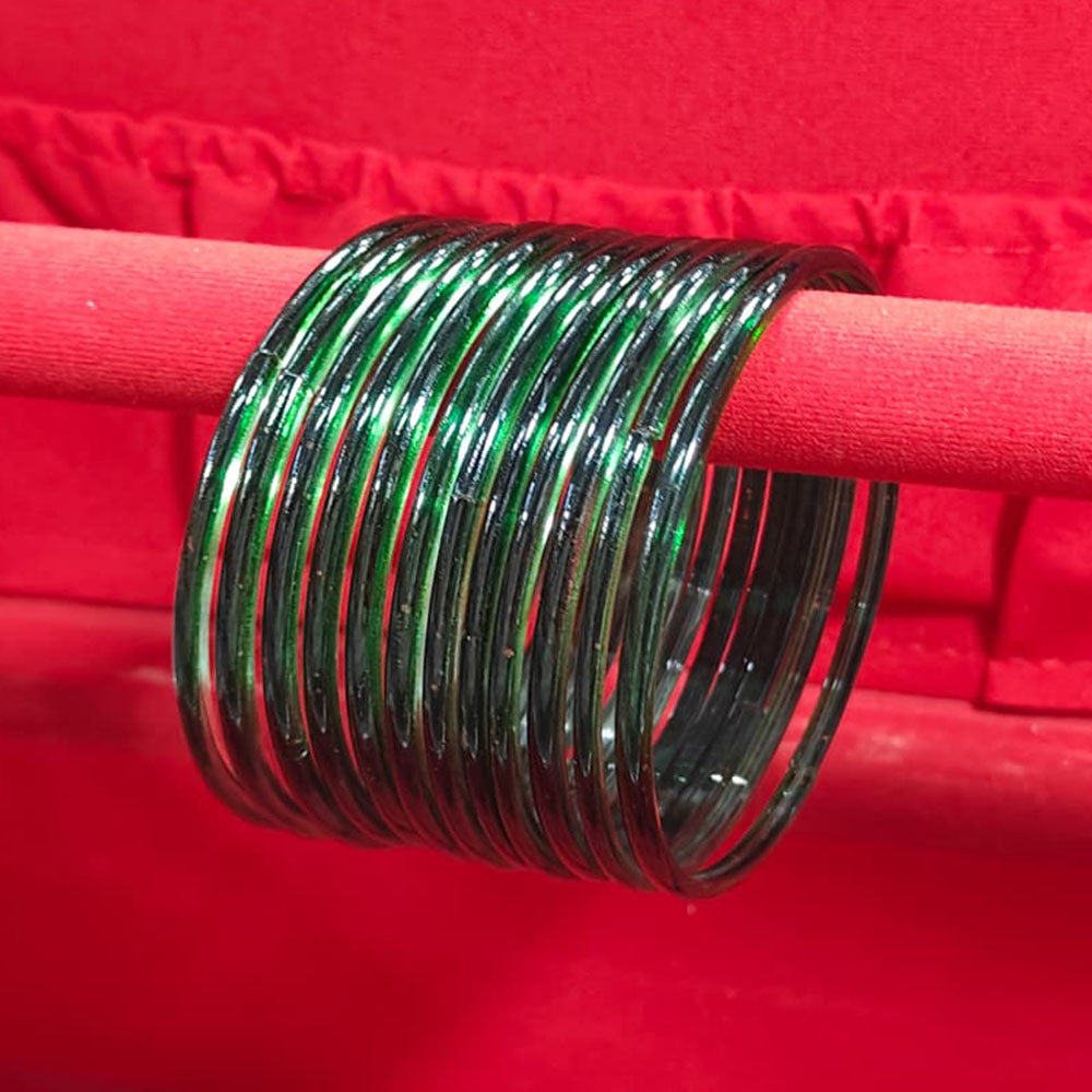 Pooja Bangles Glossy Transparent Jelly Bangles Set