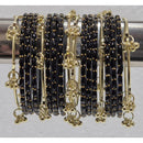 Pooja Bangles Classic Kashmiri Ghungroo Raindrop Glass Bangles Set