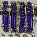 Pooja Bangles Classic Kashmiri Ghungroo Raindrop Glass Bangles Set