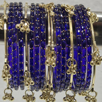 Pooja Bangles Classic Kashmiri Ghungroo Raindrop Glass Bangles Set