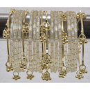 Pooja Bangles Classic Kashmiri Ghungroo Raindrop Glass Bangles Set