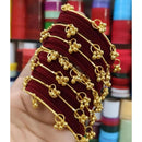 Pooja Bangles Classic Kashmiri Ghungroo Velvet Bangles Set