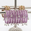 Pooja Bangles Classic Kashmiri Ghungroo Raindrop Glass Bangles Set