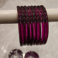 Pooja Bangles Glossy Transparent Jelly Bangles Set