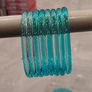 Pooja Bangles Glossy Transparent Jelly Bangles Set