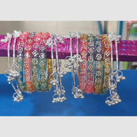 Pooja Bangles Delicate Austrian Stone Kashmiri Bangles Set