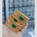 Pooja Bangles Traditional Pota Stone Openable Bangles Set for Women 