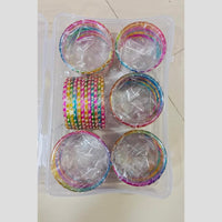 Pooja Bangles Luxury Austrian Stone Glass Wedding Wear Bangles Set