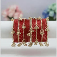 Pooja Bangles Pearl Kashmiri Glass Designer Bangles Set