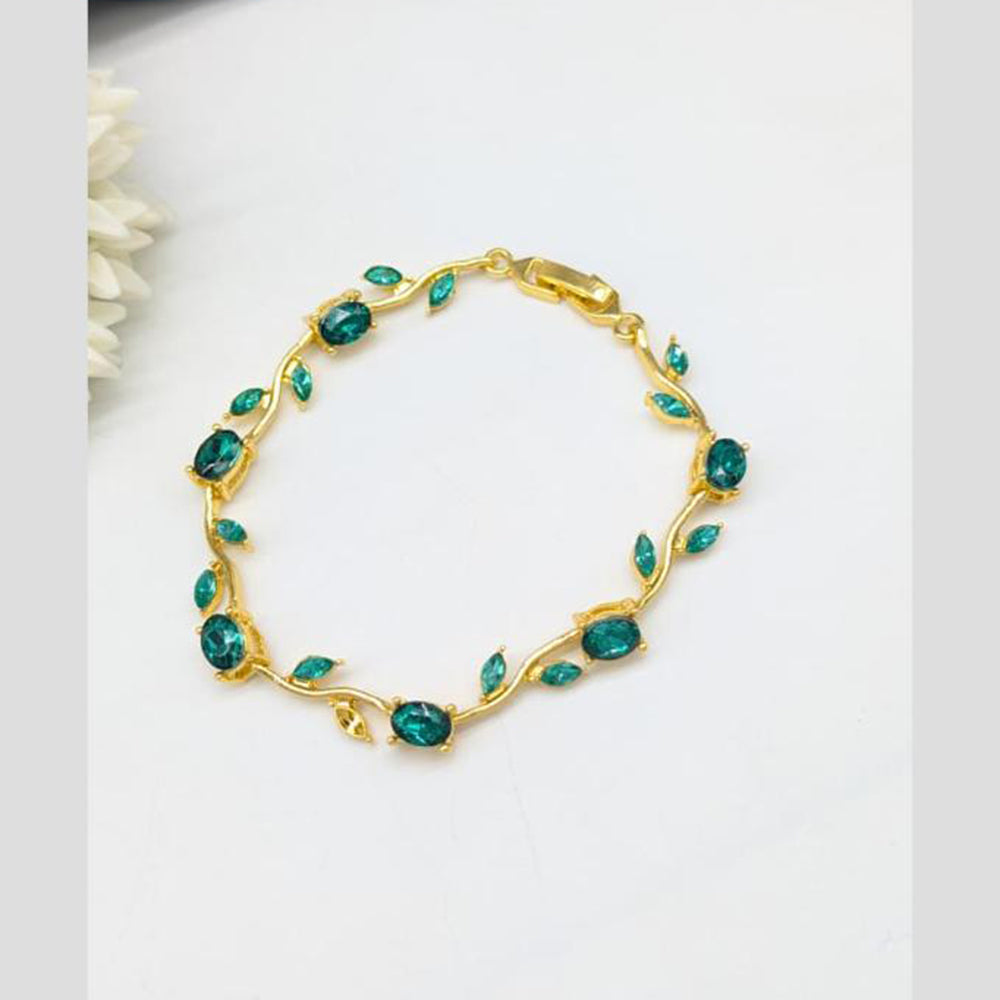 Pooja Bangles Trendy Crystal Stone Viral Bracelet