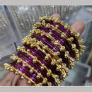 Pooja Bangles Glossy Jelly Glass Traditional Kashmiri Bangles Set