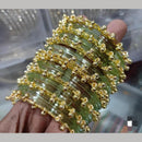 Pooja Bangles Glossy Jelly Glass Traditional Kashmiri Bangles Set