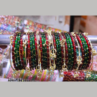 Pooja Bangles Raindrop Glass Traditional Kashmiri Bangles Set