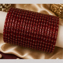 Pooja Bangles Raindrop Glass Fancy Bangles Set