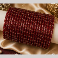 Pooja Bangles Raindrop Glass Fancy Bangles Set