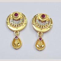 Raiyaraj Pota And Austrian Stone Dangler Earrings