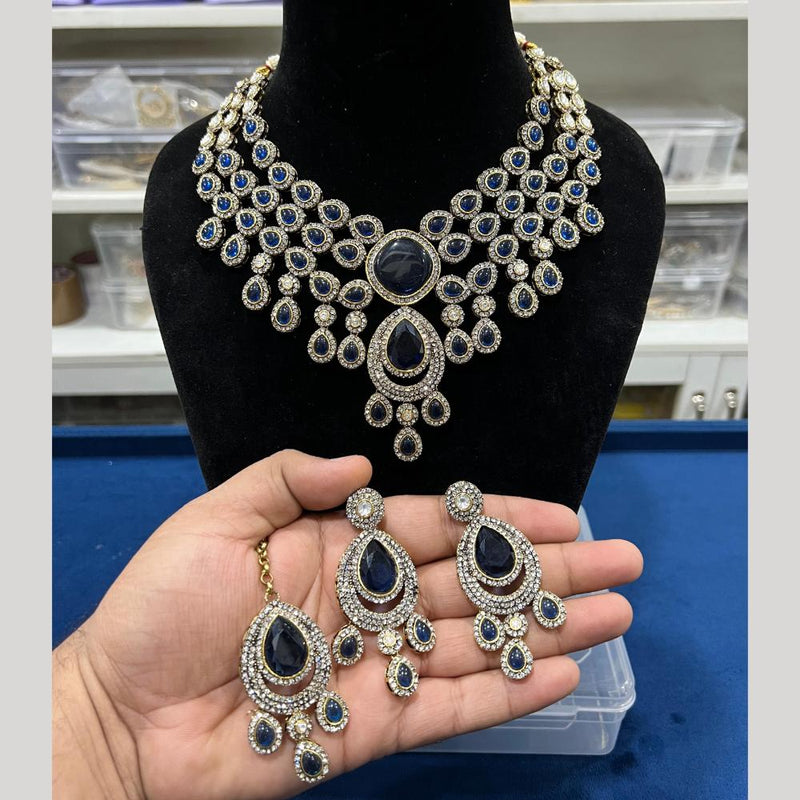 Hira Collections Austrian Stone Necklace Set