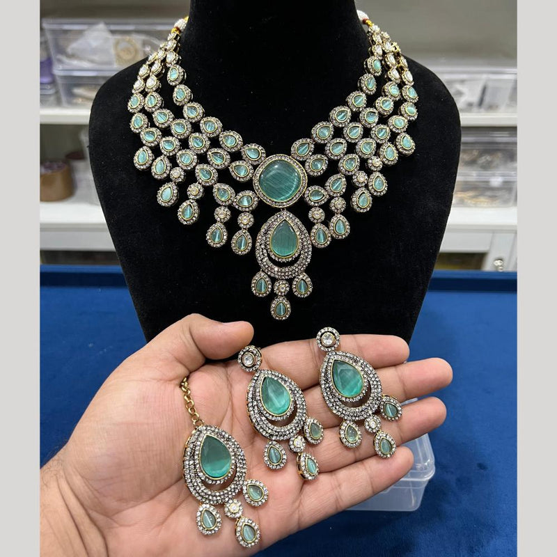 Hira Collections Austrian Stone Necklace Set