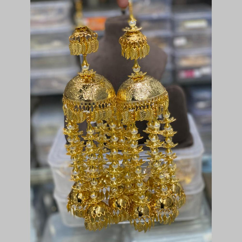 Hira Collections Gold Plated Pearls Kaleera