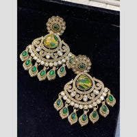 Hira Collections Radiant Bloom Designer Resin & Austrain Stone Dangler Earrings