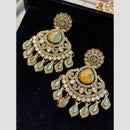 Hira Collections Radiant Bloom Designer Resin & Austrain Stone Dangler Earrings