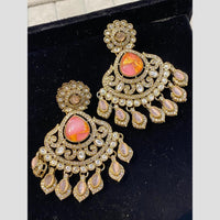 Hira Collections Radiant Bloom Designer Resin & Austrain Stone Dangler Earrings