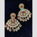 Hira Collections Radiant Bloom Designer Resin & Austrain Stone Dangler Earrings