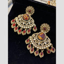 Hira Collections Radiant Bloom Designer Resin & Austrain Stone Dangler Earrings