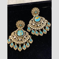 Hira Collections Radiant Bloom Designer Resin & Austrain Stone Dangler Earrings
