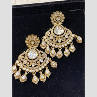 Hira Collections Radiant Bloom Designer Resin & Austrain Stone Dangler Earrings