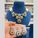 Hira Collections Gold Plated Kundan And Pearls Necklace Set