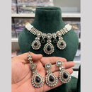 Hira Collections Gold Plated Kundan And Pearls Necklace Set