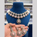 Hira Collections Gold Plated Kundan And Pearls Necklace Set