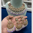 Hira Collections Traditional Kundan Pearl  Necklace Set