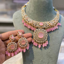 Hira Collection Traditional Kundan & Bead Necklace Set