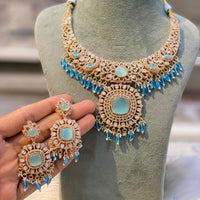 Hira Collection Traditional Kundan & Bead Necklace Set
