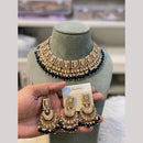 Hira Collections Designer Radiant Crystal And Beads Choker Necklace Set