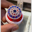 Hira Collections Luxury Sparkling American Diamond Adjustable Ring