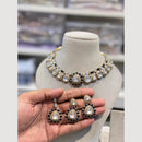 Hira Collections Sparkling Kundan Necklace Set