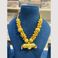 Hira Collections Antique Finish Thread Necklace Set