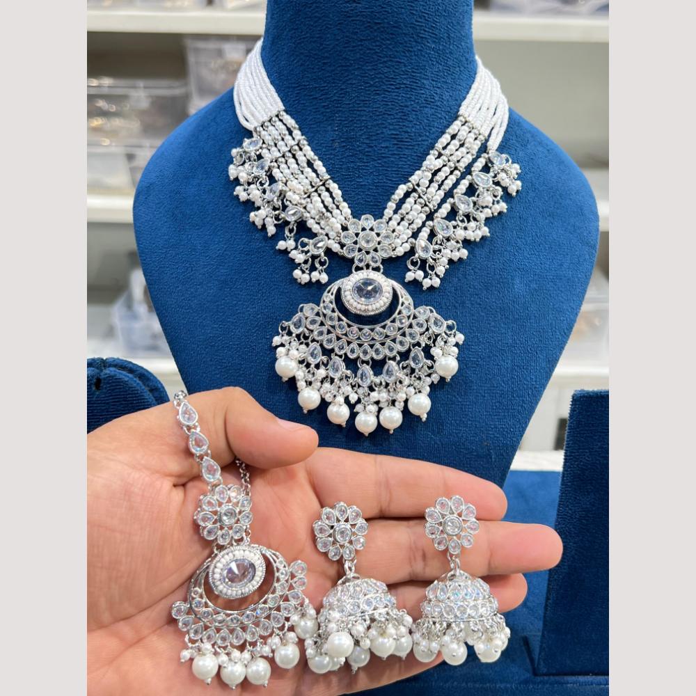 Hira Collections Designer Kundan Necklace Set For Every Occassions And Festive Wear