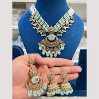 Hira Collections Designer Kundan And Beads Necklace Set For Every Occassions